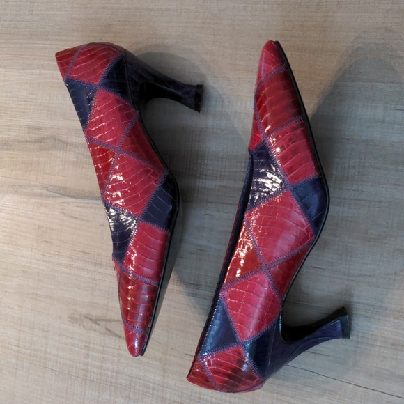 Vintage fine leather Amanda Smith pumps - Picture 7 of 9